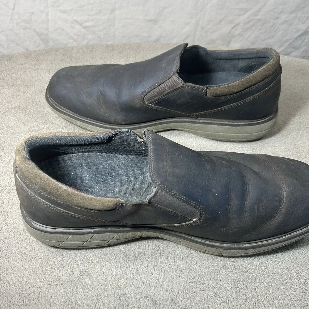 Merrell World Legend 2 Moc Slip On‎ Shoes Mens Brown Leather Comfort Loafers